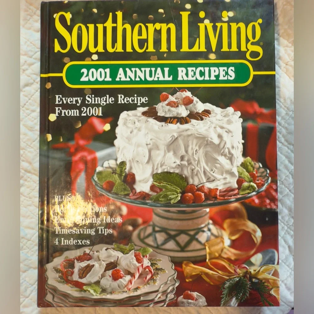 Vintage Southern Living annual recipes cookbooks - 2000 & 2001